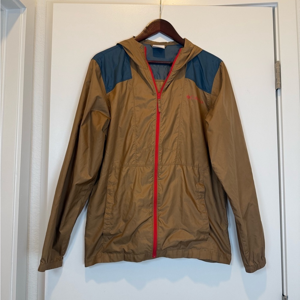 Columbia Men's Size Small Flashback Windbreaker Copper Blue
